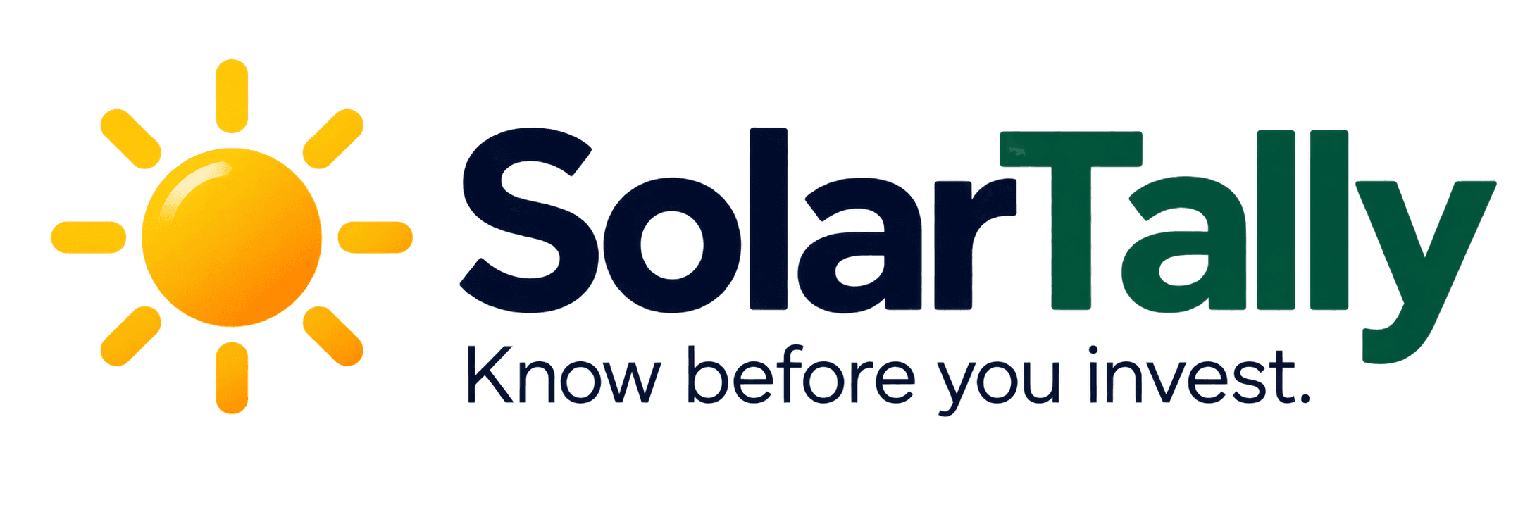 SolarTally — Know before you invest.